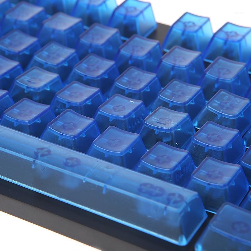 

104 Keys Transparent ABS Blank Keycaps For OEM MX Switches Gaming Keyboard1