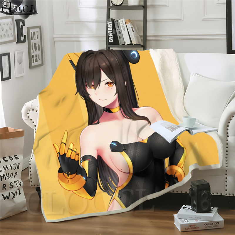 

CLOOCL Hot Ahegao Blushing Girl 3D Print Hip-hop Style Air Conditioning Blanket Sofa Teens Bedding Throw Blankets Plush Quilt