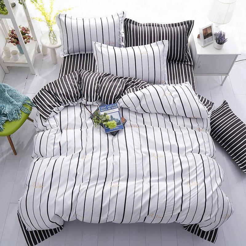 

35 4pcs Girl Boy Kid Bed Cover Set Duvet Cover Adult Child Bed Sheets And Pillowcases Comforter Bedding Set 2TJ-610101, 2tj-61010-004