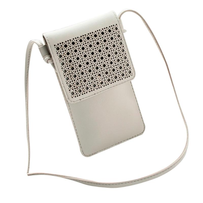 

Luxury Fashion Women Crossbody Bag Hollow Out Bags Soft Leather Shoulder Bags For Ladies Handbags Designer Bolsos Para Mujer, Black