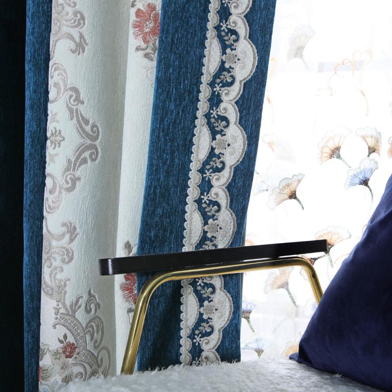 

Custom Modern Minimalist Curtains for Living Room Bedroom Curtain Left and Right Biparting Open Ceiling Installation, Tulle