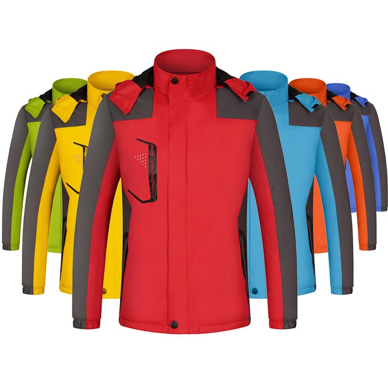 

Men And Women Mountaineering Coat Fleece Hooded Winter Windbreaker Ski Suit Waterproof Windproof Outdoor Skiing Jacket Outwear, Gold