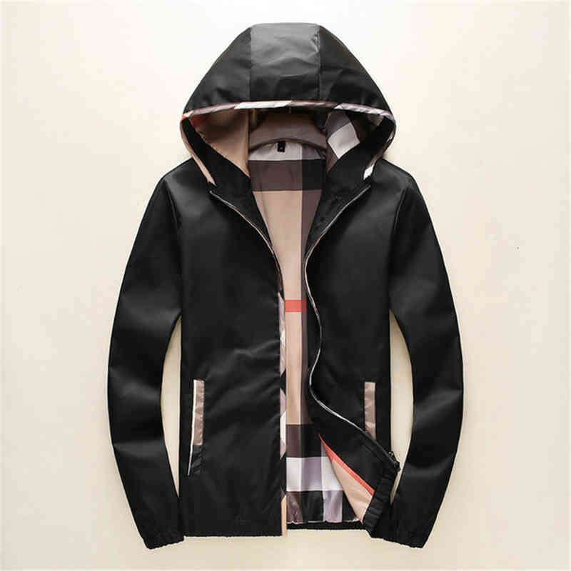 

2022 Fashion designer Mens Jacket Goo d Spring Autumn Outwear Windbreaker Zipper clothes Jackets Coat Outside can Sport Size M-3XL Men's, Black;brown