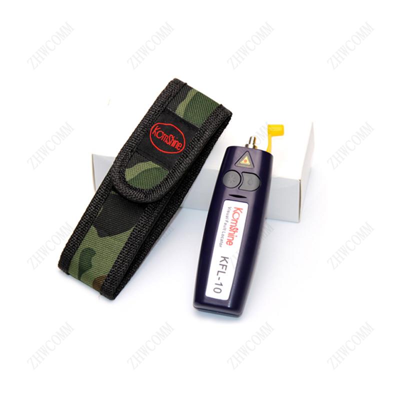 

Handheld KFL-10 Black Fiber Optic Visual Fault Cable Tester, FTTH 650+10nm Fiber Cable Tester 5/10/20/30MW Break Checker