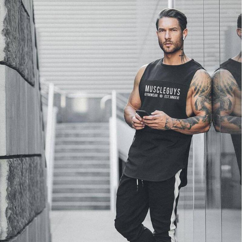 

NEW Bodybuilding Sports Tank Tops Men Running Vest Gym Fitness Workout Sleeveless Shirt Mesh O Neck Stringer Singlet1, Dark grey