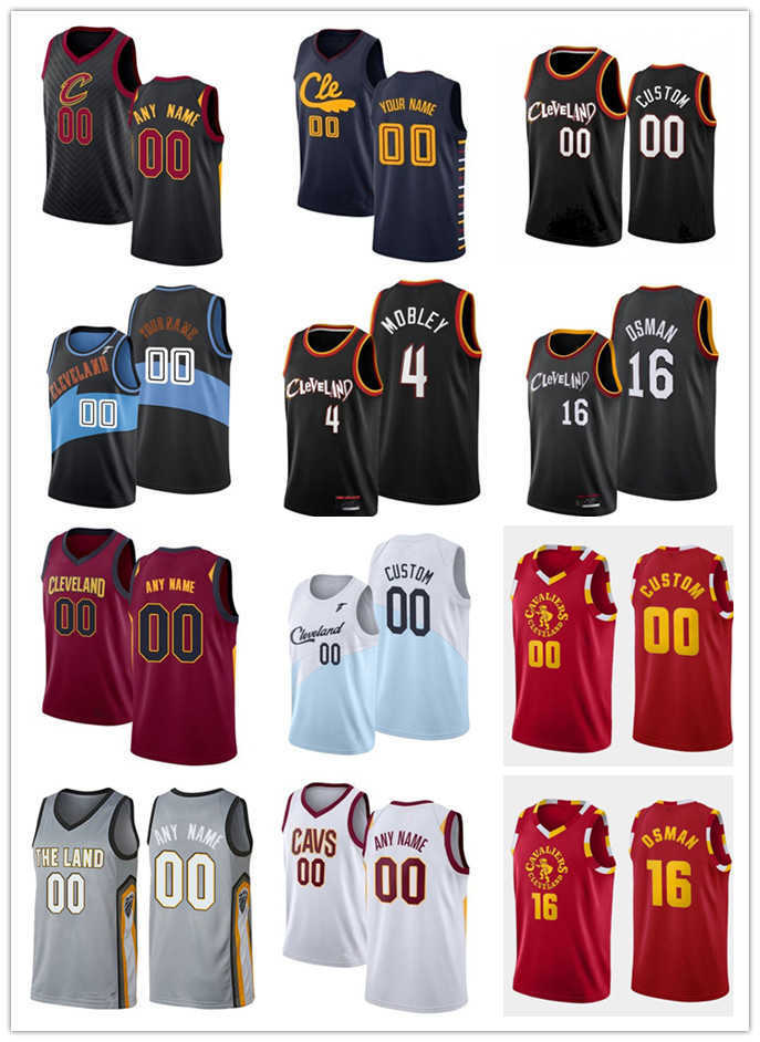

75th Custom Men Women Youth Cleveland''Cavaliers''Cedi 16 Osman 1 Rajon Rondo 00 Brandon Goodwin Lauri 24 Markkanen Evan 4 Mobley Basketball Jerseys, Color