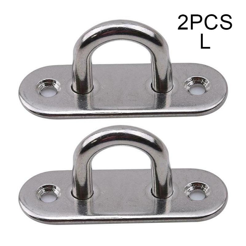 

2PCS U-shaped Hook Ceiling Fans Yoga Hammocks Rings Fixed Hooks Anchor Hanger Natural Welding Technology