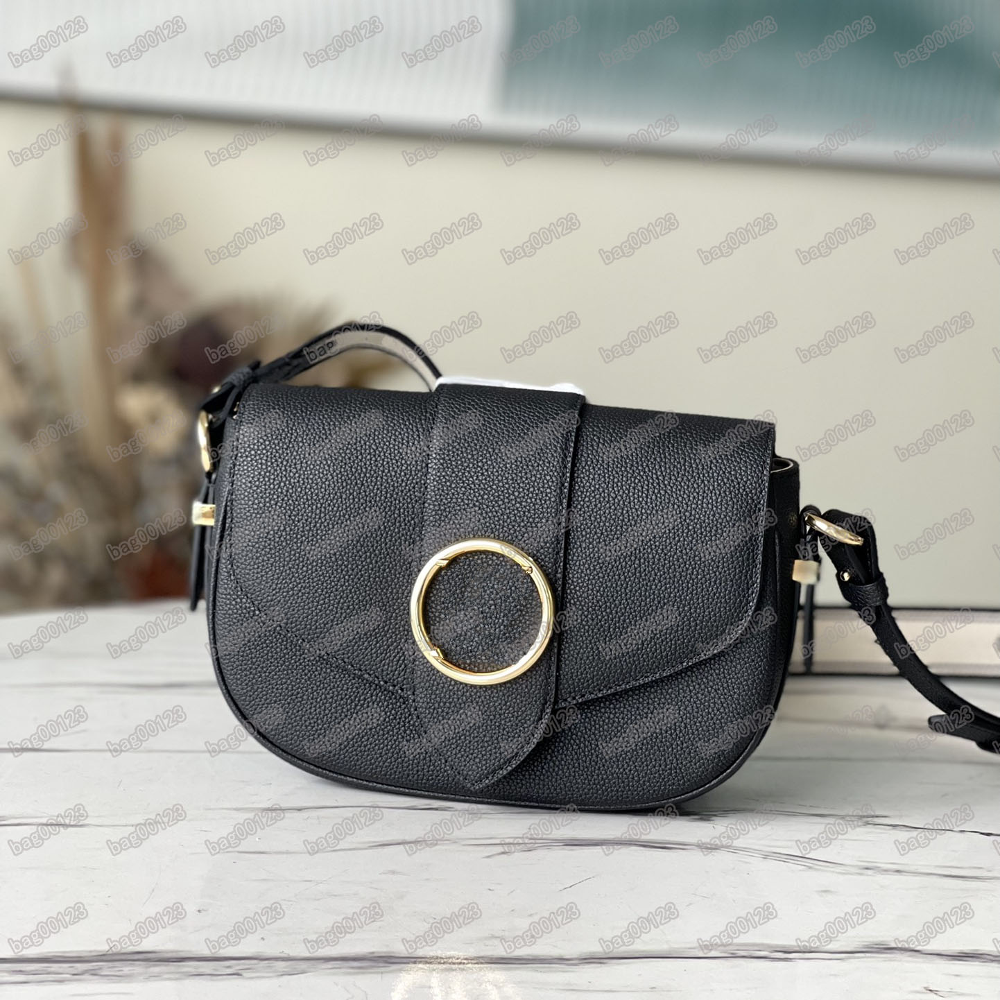 

Pont 9 Soft handbag Grained calfskin Designers Bags Totes High capacity purse, Brown