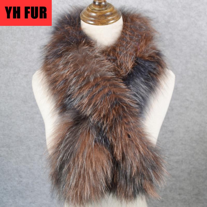 

2020 New Style Luxurious Quality Women Real Fur Scarf Warm Soft Knitted Real Fur Shawl Wrap Natural Ring Scarves