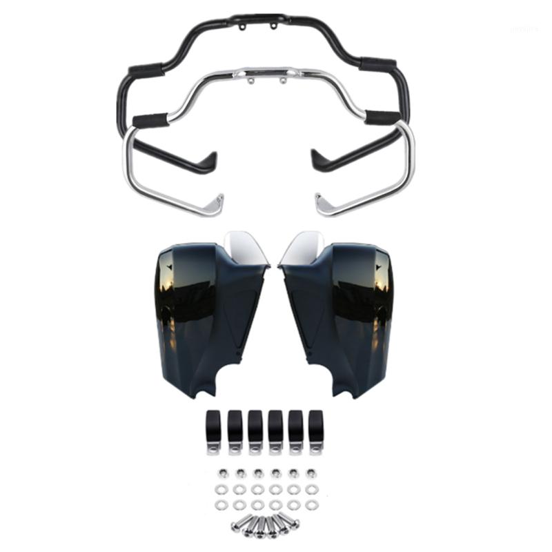 

Motorcycle Mustache Engine Guard Bar Lower Fairing Kit For 2014-2020 Chief Chieftain dark horse vintage roadmaster1