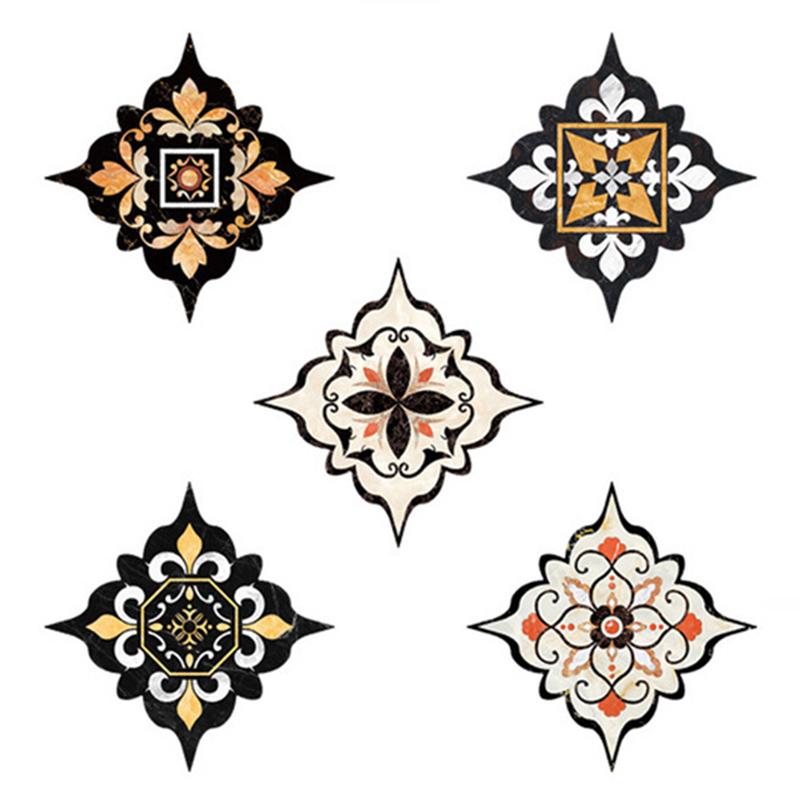 

18/36pcs 11cm Tile Decorative Sticker Floor Self Adhesion Waterproof Diagonal Sticker living room Tile Decoration Wall Decals