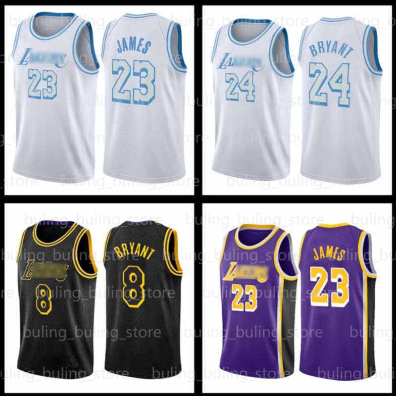

Los Angeles Lakers Kobe 8 BRYANT LeBron 23 James Jerseys Alex Anthony Caruso Davis Kyle Men Youth Kuzma, Jersey