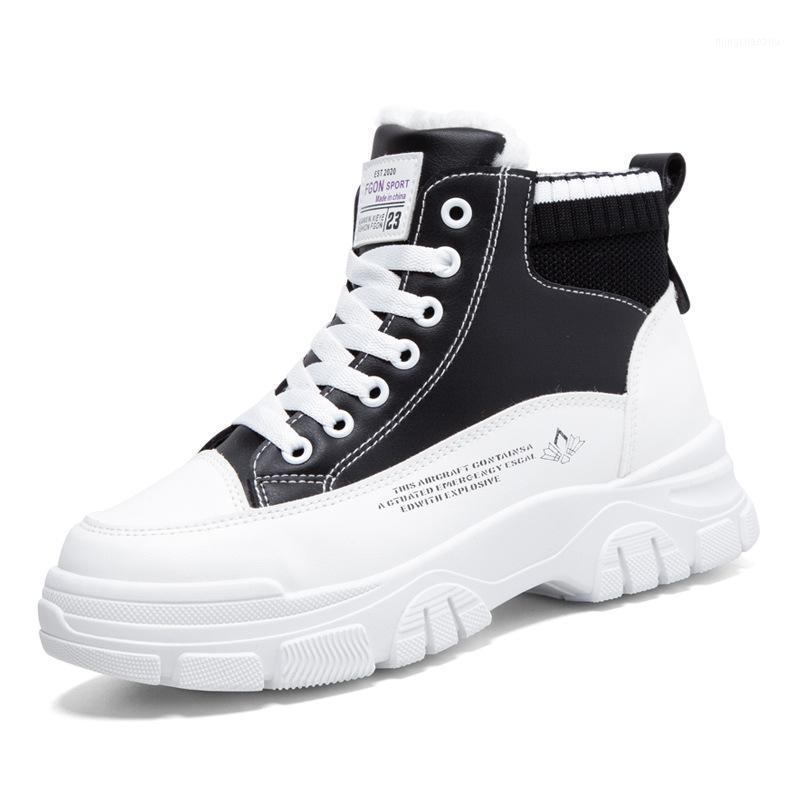

Swyivy Fur Boots Shoes Women Winter Sneakers Platform Casual Shoes White Winter Snow Boots for Women High Top Sneakers1, Beige