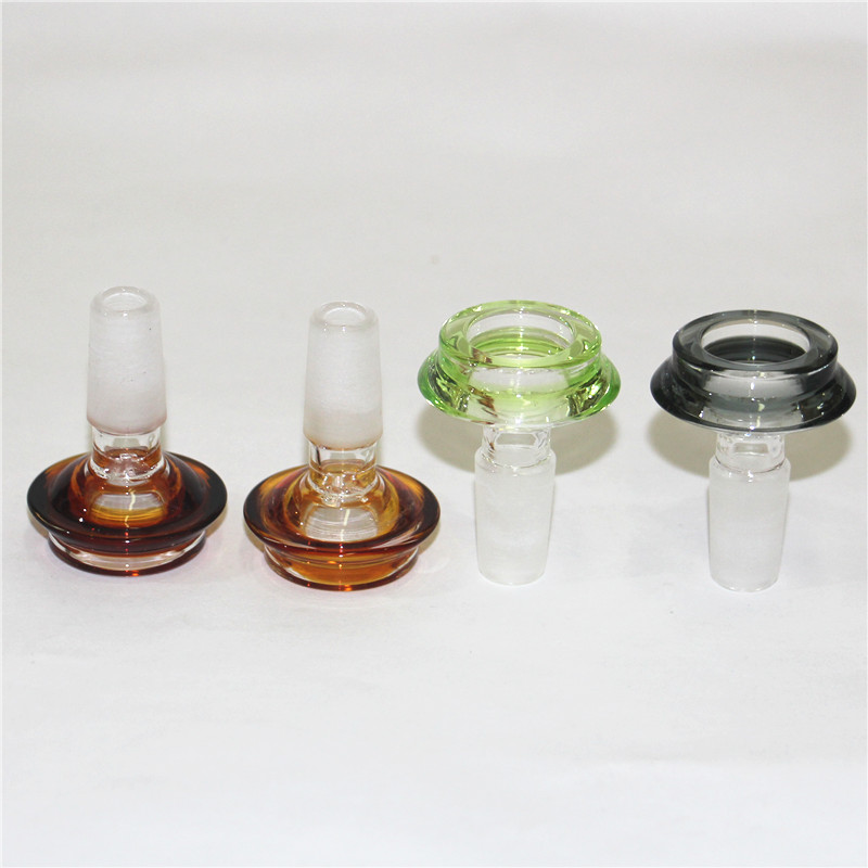 

Glass Bowl Pieces Bongs Bowls Funnel Rig hookah Accessories 18mm 14mm Male Female Heady Bowl For Smoking Water Pipes Dab Rigs Bong Slide