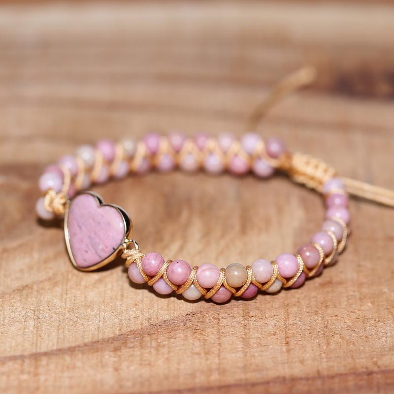 

2020 Vintage natural Stone Wrap Bracelets for men and Women heart charm braid Boho Friendship Bracelet Jewelry drop shipping