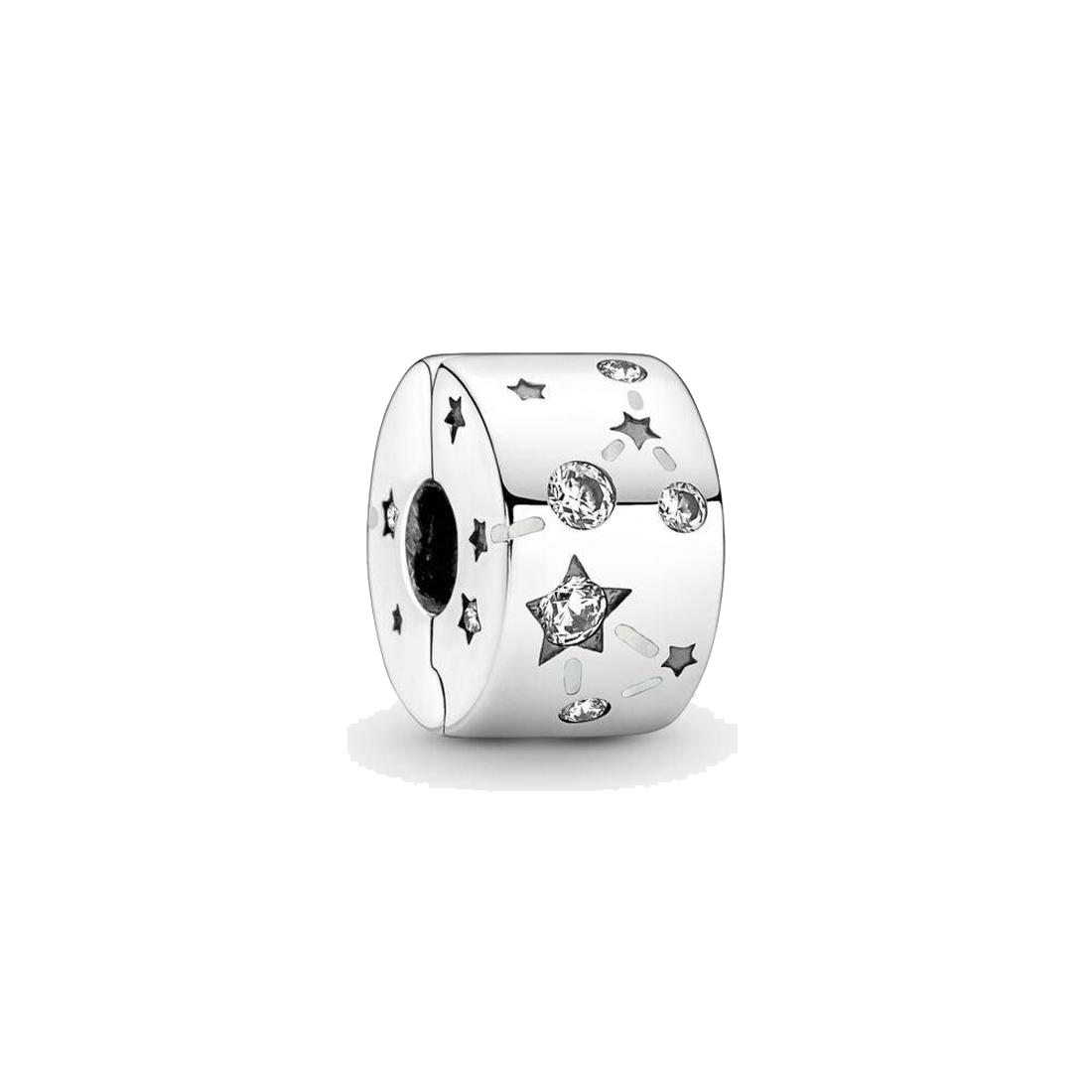

Women Jewelry fit Pandora Charms Bead 925 Silver Love Bracelet Galaxy Constellation Clip Slide Bracelets Beads Jewellery chain Charm Beaded, Bronze;silver