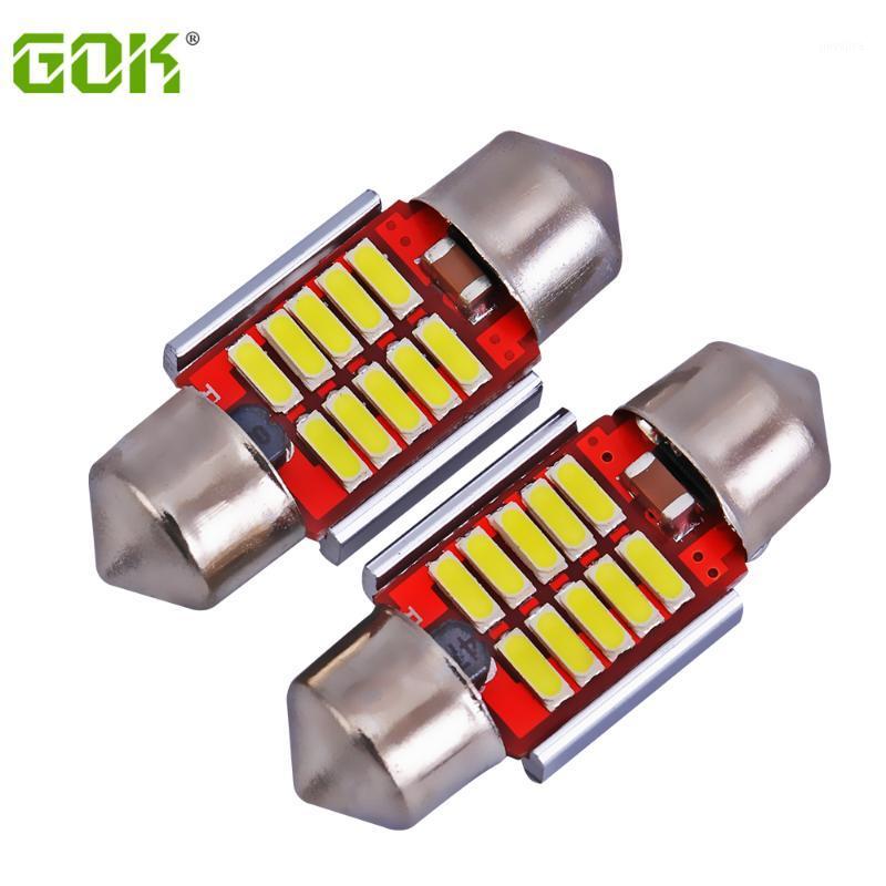 

4pcs/lot Festoon 31mm led canbus led Dome light Festoon 10SMD 4014 CANBUS Car Interior Reading No Error1, As pic