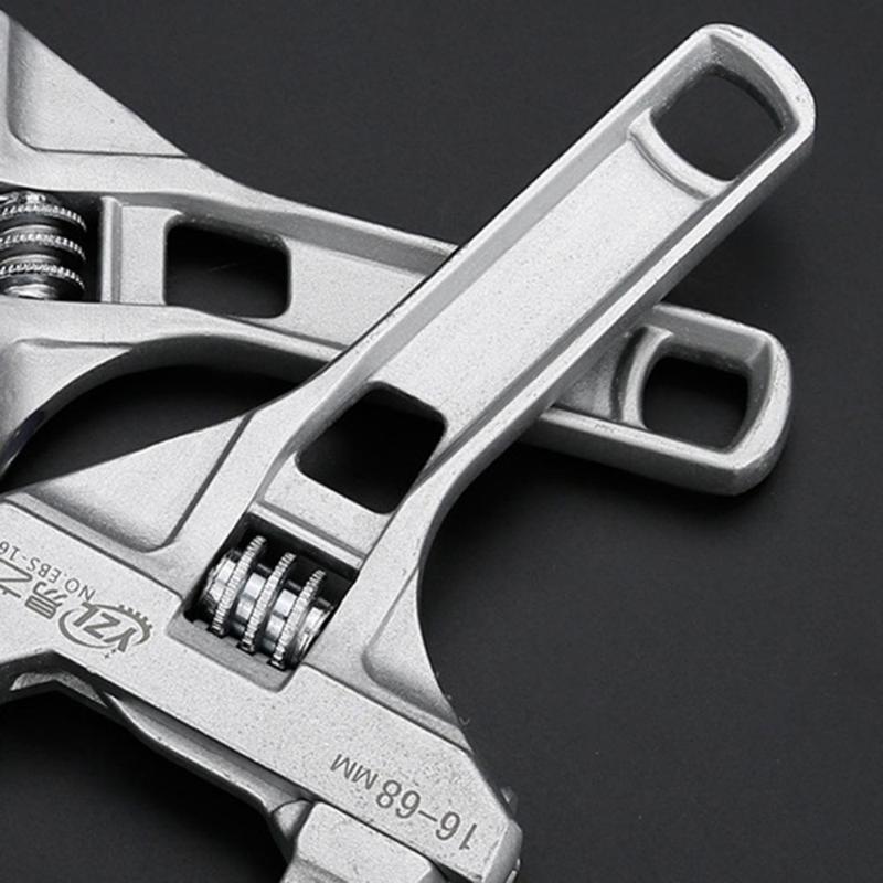 

Multifunctional Short Handle Wide Mouth Wrench Adjustable Aluminum Alloy Spanner Universal Wrench Repair Tools Hand Tool