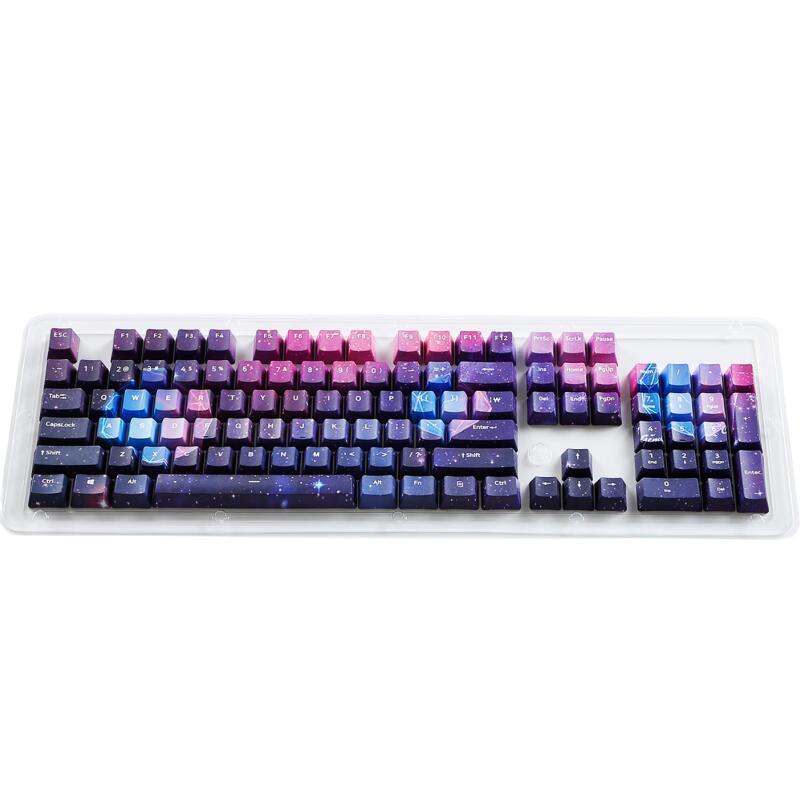 

PBT Keycap 104 Keys 5-Side Dye-Subbed Keycaps Mechanical Keyboard Keycaps Fit Cherry MX Switches for 61 87 104