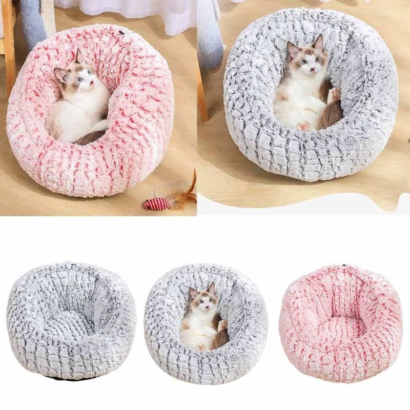 

fashion Cat bed cute Comfortable Winter Warm cat house Sleeping Bag Long Plush Soft Pet dog Bed Calming mascotas cama gato