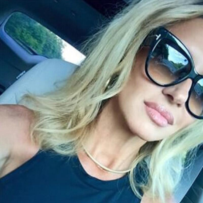 

New Fashion Brand Designer Cat Eye Sunglasses Women Oversized Frame T Glasses Vintage Sun Glasses UV4001