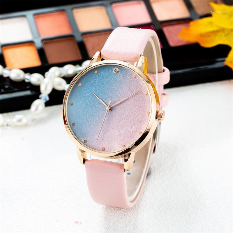 

WJ-8746 Gradient Starry Sky Women Watches Luxury Fashion Quartz Wristwatch For Female Clock Casual Ladies Watch 20201, White