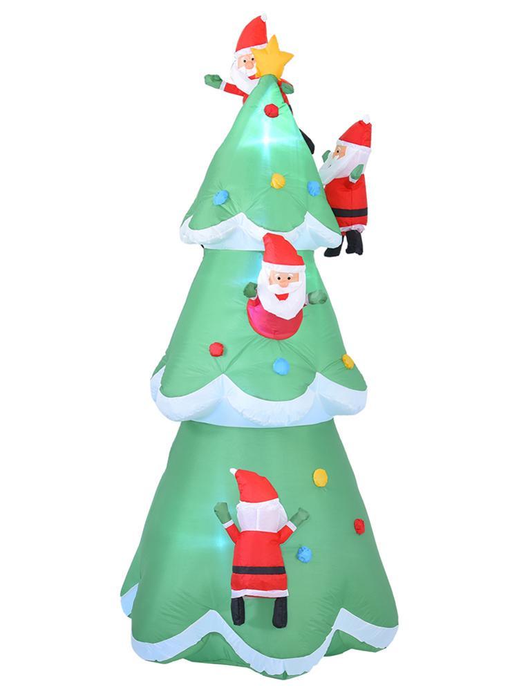 

59.84 Inch Inflatable Tree Christmas Model LED Light Inflatable Christmas Tree Air Blower With Powerful Fan Outdoor Garden Decor