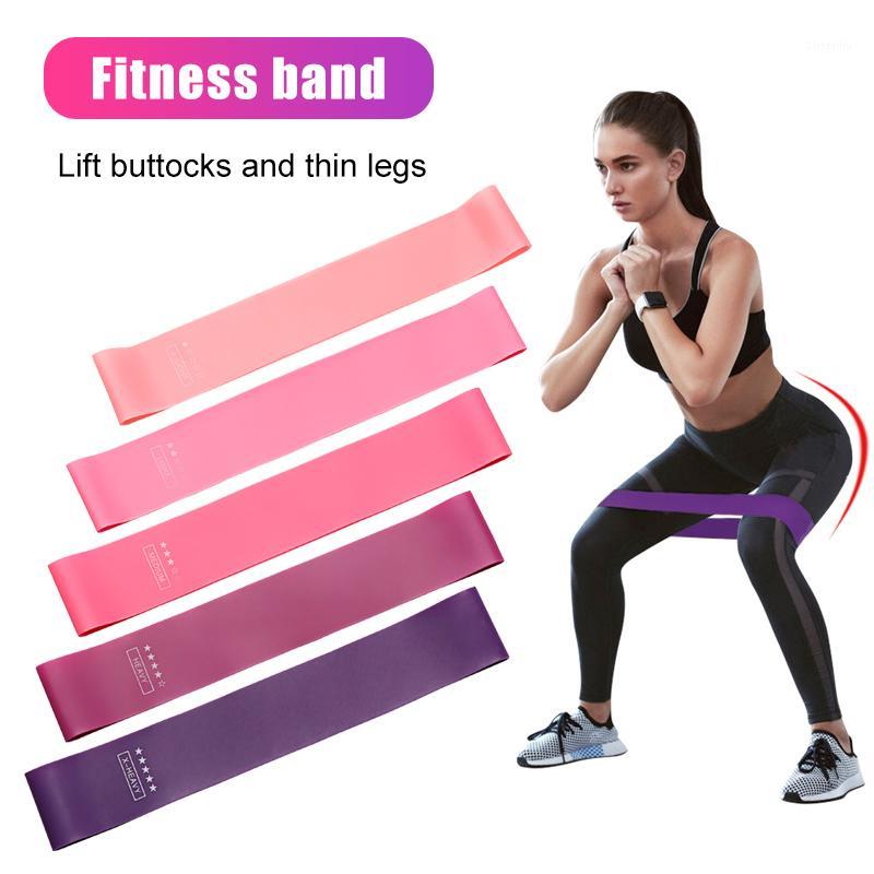 

5 Pcs Resistance Bands Gymnastics Latex with Exercise Instructions for Muscle Building Yoga H7JP1, White