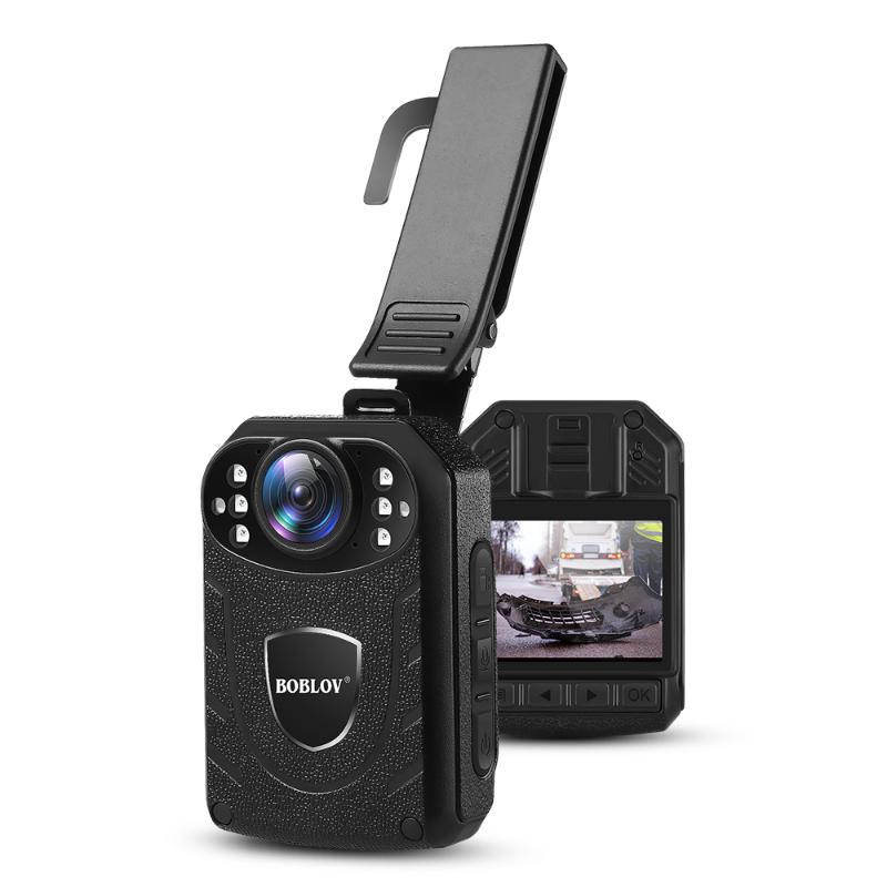 

Boblov KJ21 Body Cam HD 1296P DVR Video Recorder Security Camera IR Night Vision Wearable Mini Camcorders Camera