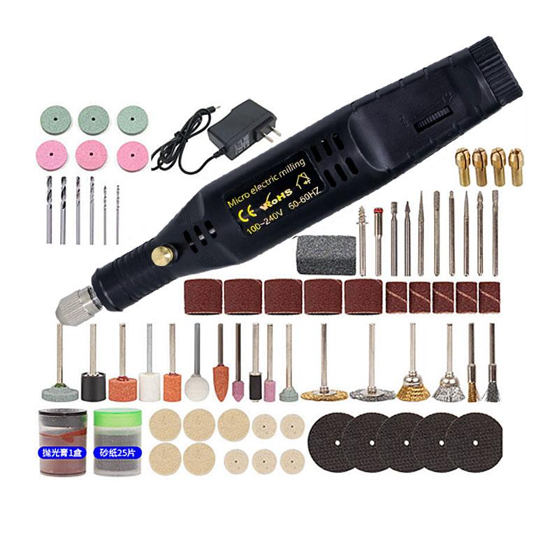 

Electric Drill Dremel Grinder Engraver Pen Grinder Mini Drill Electric Rotary Tool Grinding Machine Dremel Accessories 147pcs