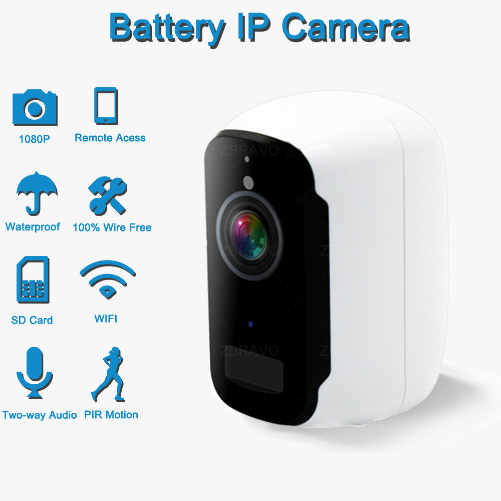 

Powered Camera WiFi IP Camera Home Security System Night Vision Indoor/Outdoor Wireless IP Camera 100% Wire-Free