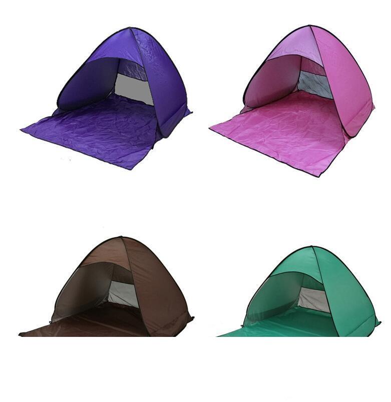 

Outdoor beach lawn Quick Automatic Opening Tents Portable camping Tent Anti UV Tent Beach Shelters Hiking Family Tents For 2-3 Person