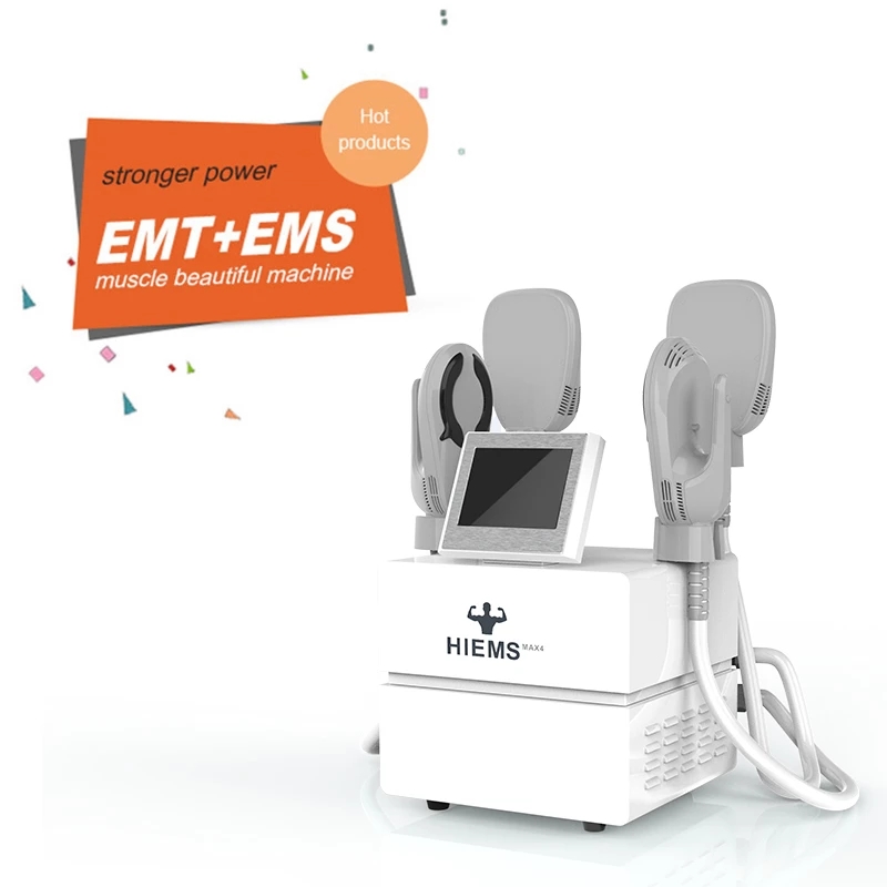 

HIEMT MAX EMSlim Electromagnetic 7-13 Tesla Sculpting Butt Lift Machine EMS+EMT Muscle Stimulator Body Shaping Massage Equipment