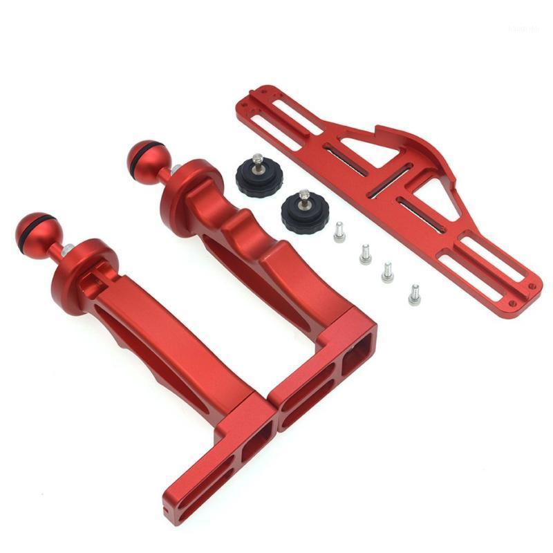 

Diving Camera Stabilizer Underwater Grip Handheld Holder Double-Arm Tray Support Stabilizer Holder Cage Selfie Mount For1