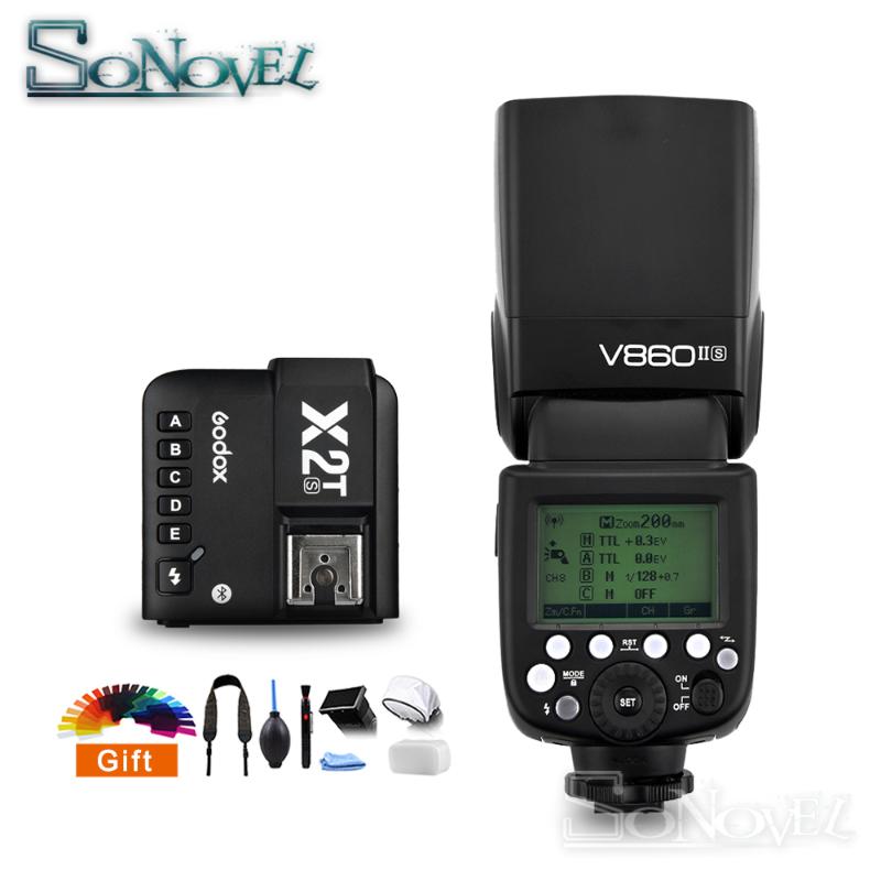 

Godox V860II V860II-SL HSS Li-ion Battery Speedlite Flash With X2T-S Flash Trigger Transmitter for A9 A7 A7M3 A7R A7S