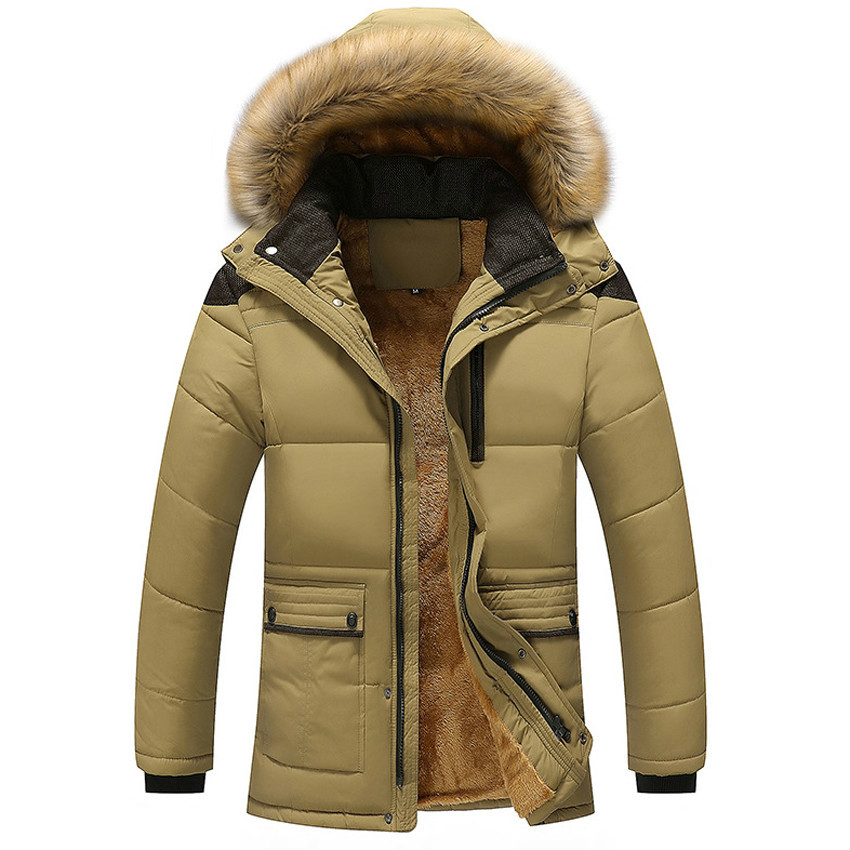 

2021 New Winter Jackets the Men of Gross Wool 5xl Mountains Goal with Men's Coats Casual Jacket Masculine Outerwear Wind-proof Sa390 WGBA, Light khaki.