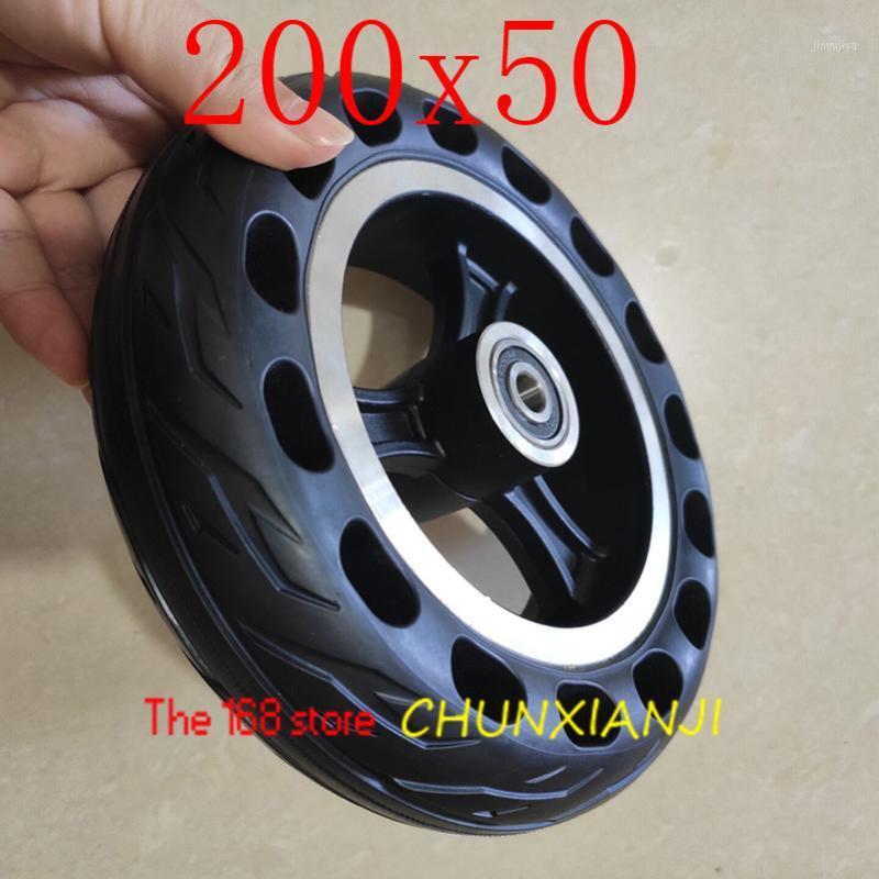 

200x50 Solid Wheel 200*50 Tubeless Wheel Explosion-proof Electric Bike Scooter Tyre 8 Inch Motorcycle Solid Tires Bee Hive Hole1