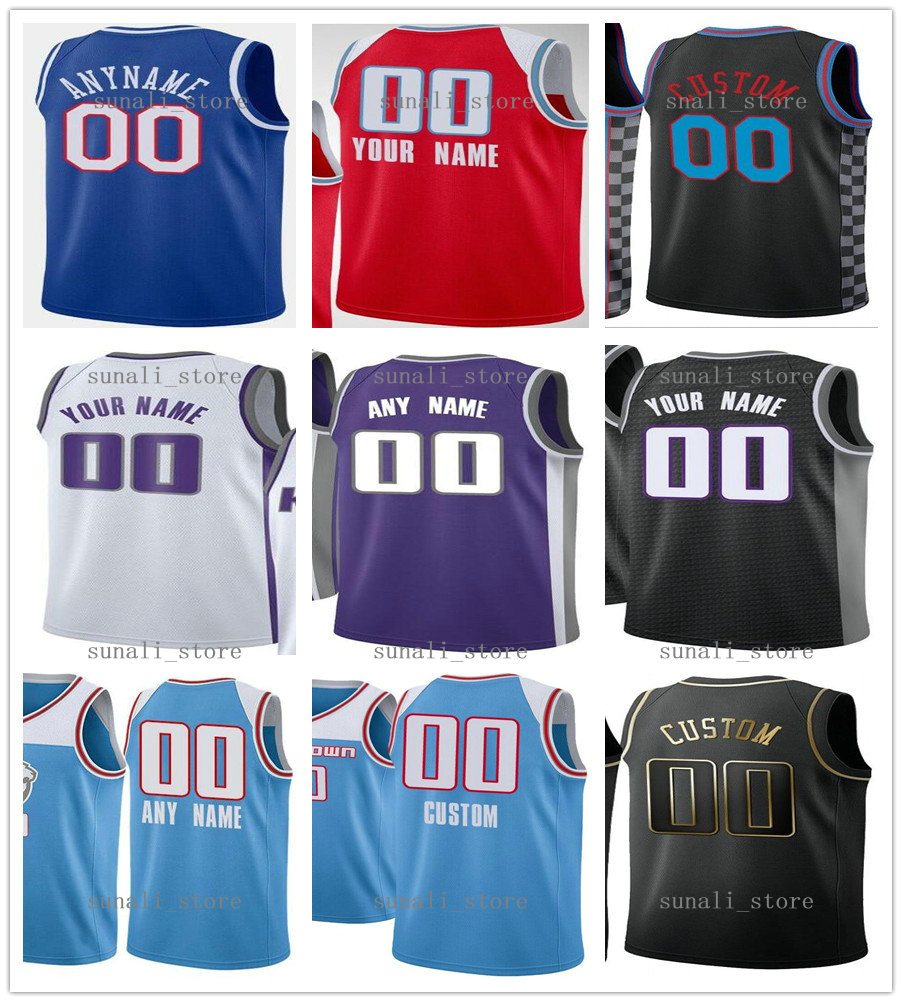 

Printed De'Aaron 5 Fox Buddy Hield Harrison 40 Barnes Marvin 35 Bagley III Richaun 22 Holmes Tyrese 0 Haliburton Nemanja 8 Bjelica Jersey, Men blue