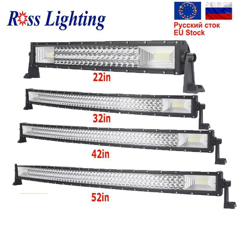 

7D Cuved 22/32/42/50/52" inch 540W Offroad LED Work Light Bar for Tractor Boat 4WD 4x4 Car Truck SUV ATV1