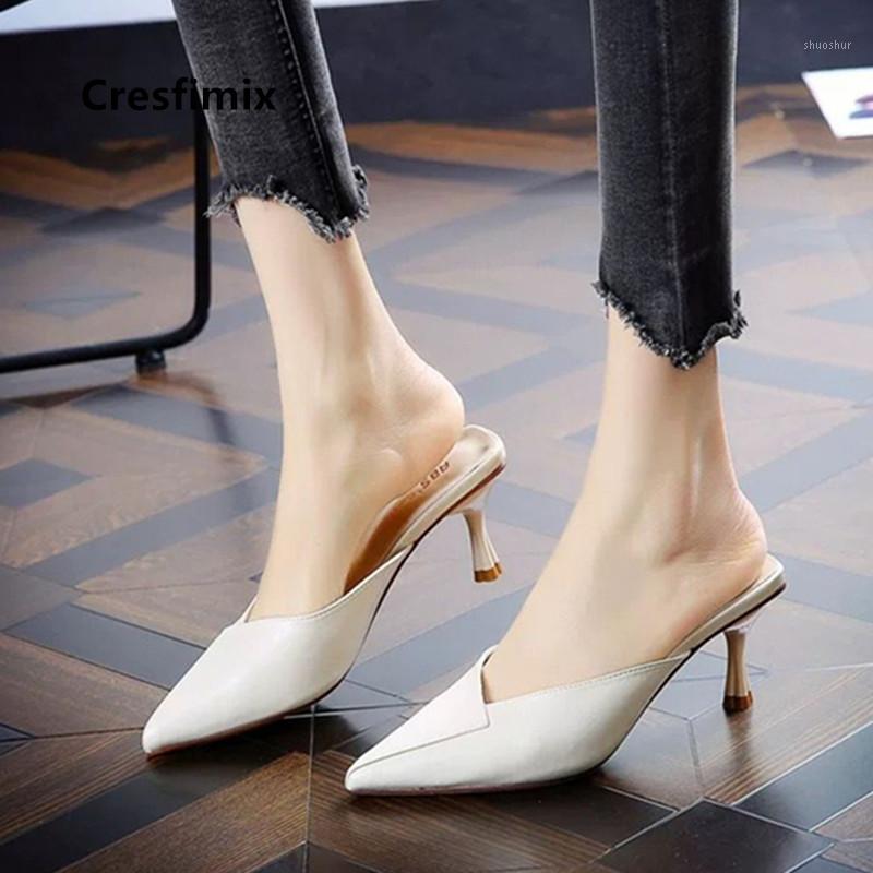

Sapatos Azuis Women Fashion Brown Slip on Stiletto Ladies Casual Pointed Toe Summer High Heel Shoes Cool Sweet Pumps E57901