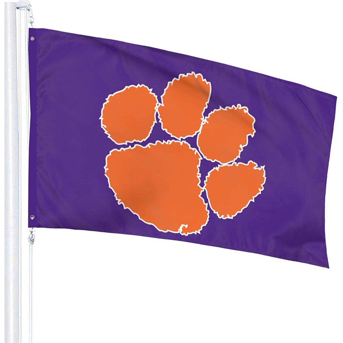

Purple Clemson Custom Flag 3x5 , Cheap Price Hanging Sports Advertising, Outdoor Indoor Festival Club, Free Shipping