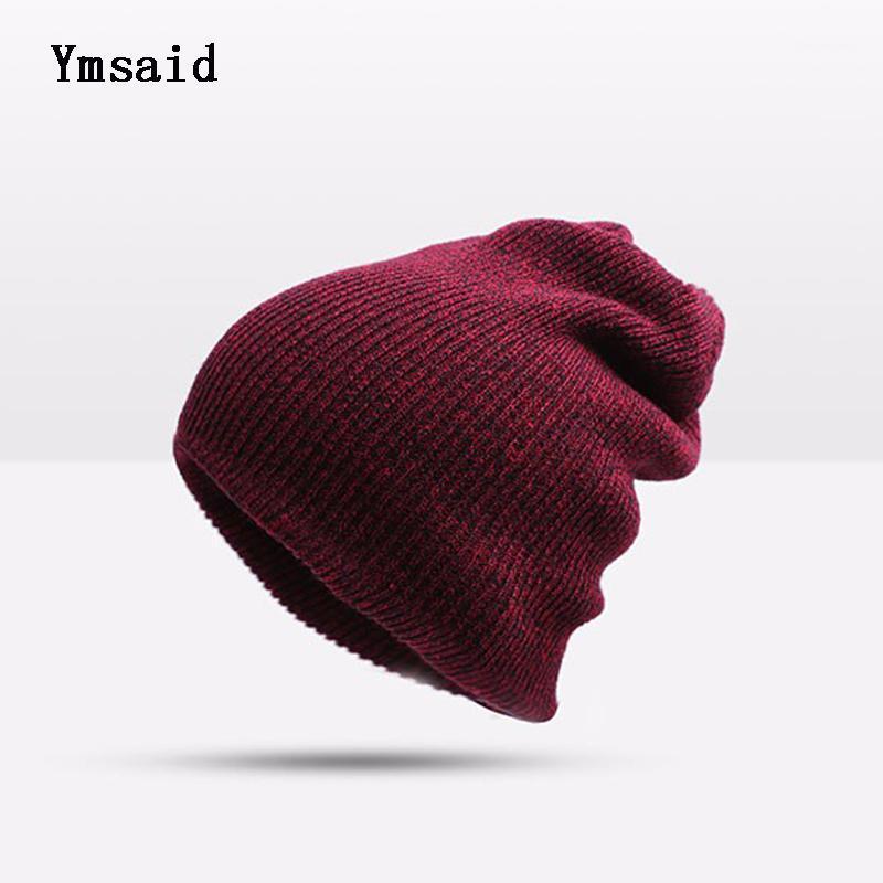 

Ymsaid 2020 Adult Winter Hat Women Knitting Hat Skullies Beanies Autumn Outdoor Men Casual Women's Winter Unisex Cap1