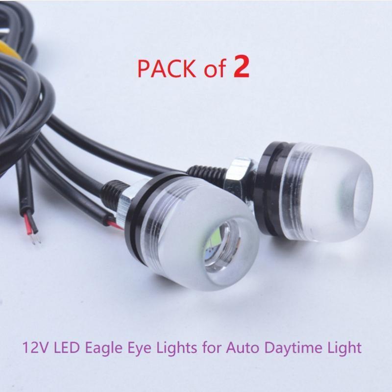 

2pcs 12v 18mm LED Signal lights Daytime Running Lamp Auto car Van Motorcycle Waterproof Side Marker Lighting RV Camper Trucks1, As pic