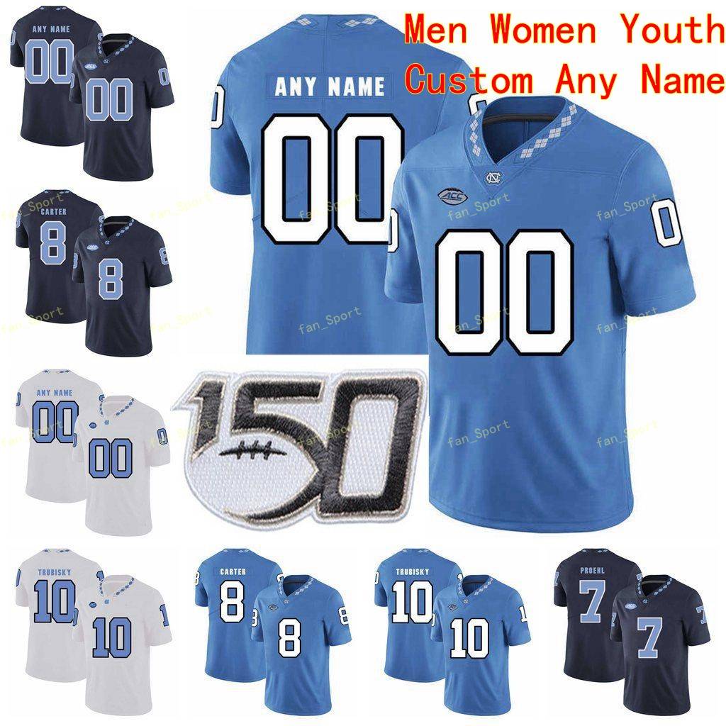 

Custom North Carolina Tar Heels College Football Jersey 17 Anthony Ratliff-Williams 19 Dazz Newsome 2 Khafre Brown 21 Chazz Surratt Stitched, Black
