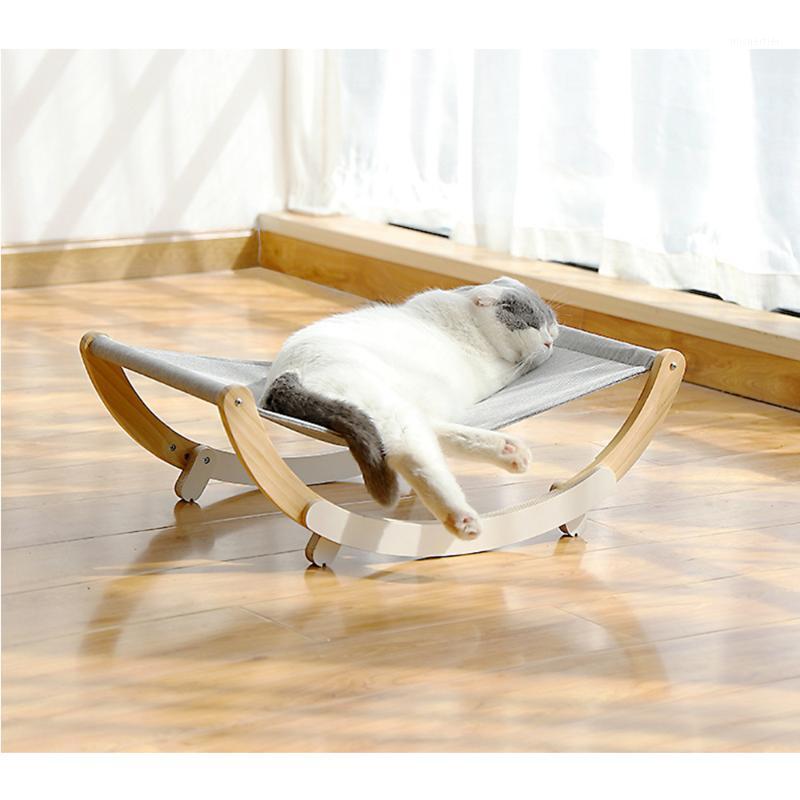 

Cat Bed Soft Pet Cats Hammock Puppy Kitten Hanging Beds Mat with Durable Wood Frame for Small Pets1