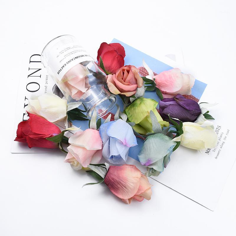 

50/100 Pieces Silk roses wedding decorative flower wall home decor accessories bridal accessories clearance artificial flowers1