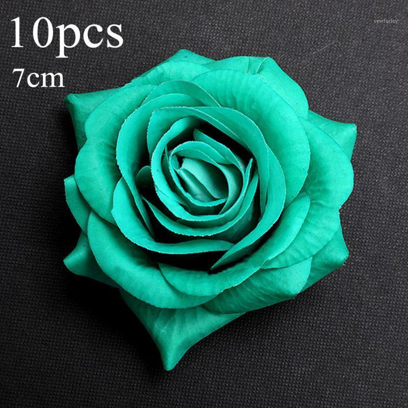 

Artificial Rose Flower Heads For Wedding Decoration DIY Gift Craft Valentines1, White