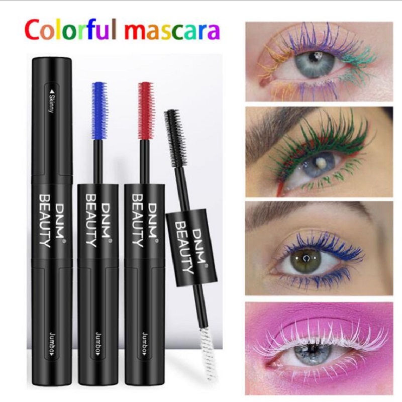 

DNM Eye Mascara Silk 4D double head mascara Long Lasting Waterproof with lengthening Mascara free shipping, Customize