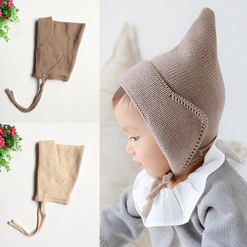 

Autumn&Winter Cute Baby Hat Gorros Bebes Crochet Beanie Toddler Cap for 3-8 Months Baby Girl Boy Photo Props Hot XL451, Khaki