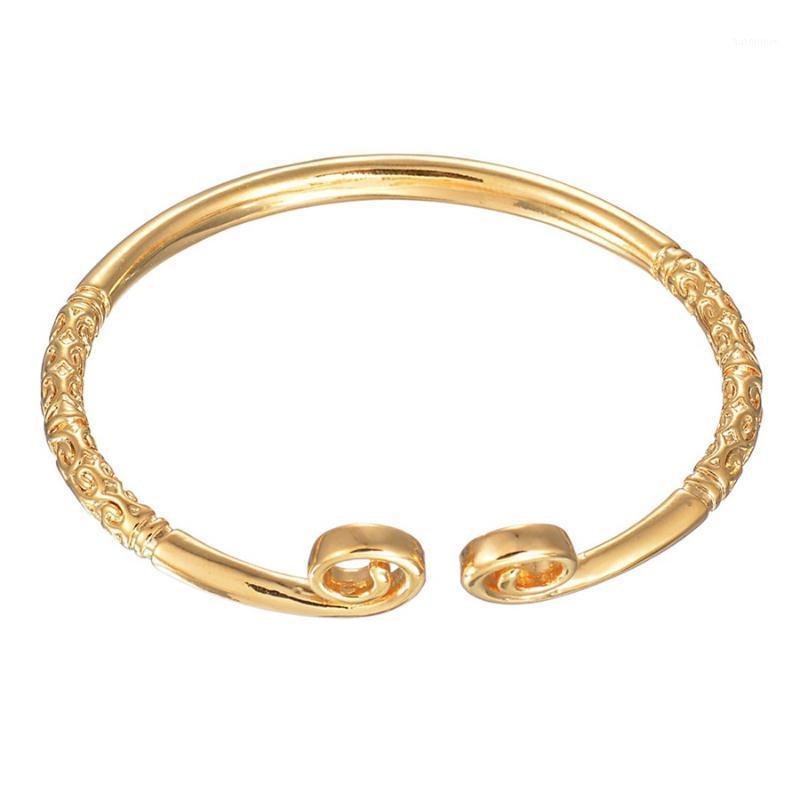 

Hot Sale New Fashion Adjustable Engraved Patterns Opening Bracelet Bangles For Women Jewelry Gift Mujer Pulseras1